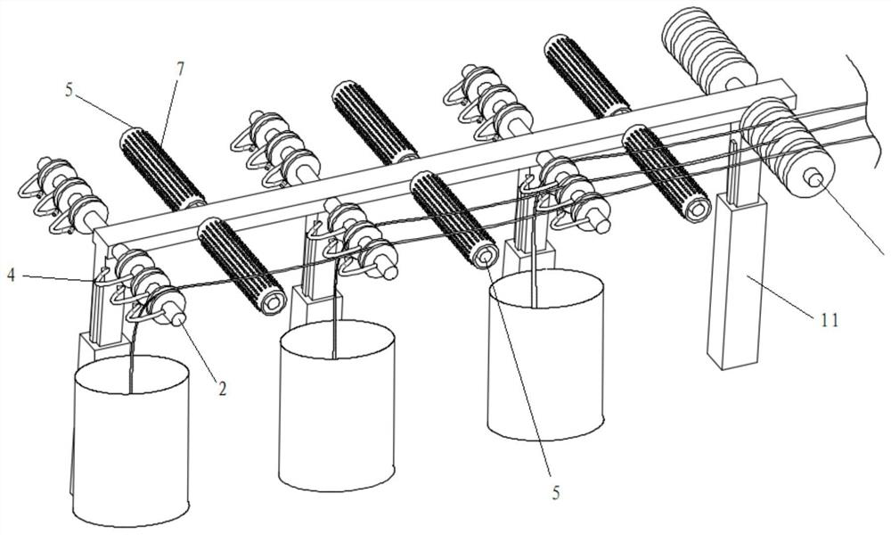 Drawing frame for drawing frame