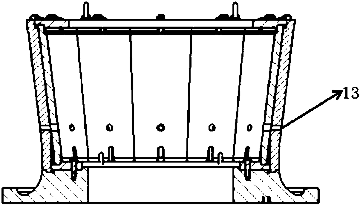 Combined mold and duct wall molding method