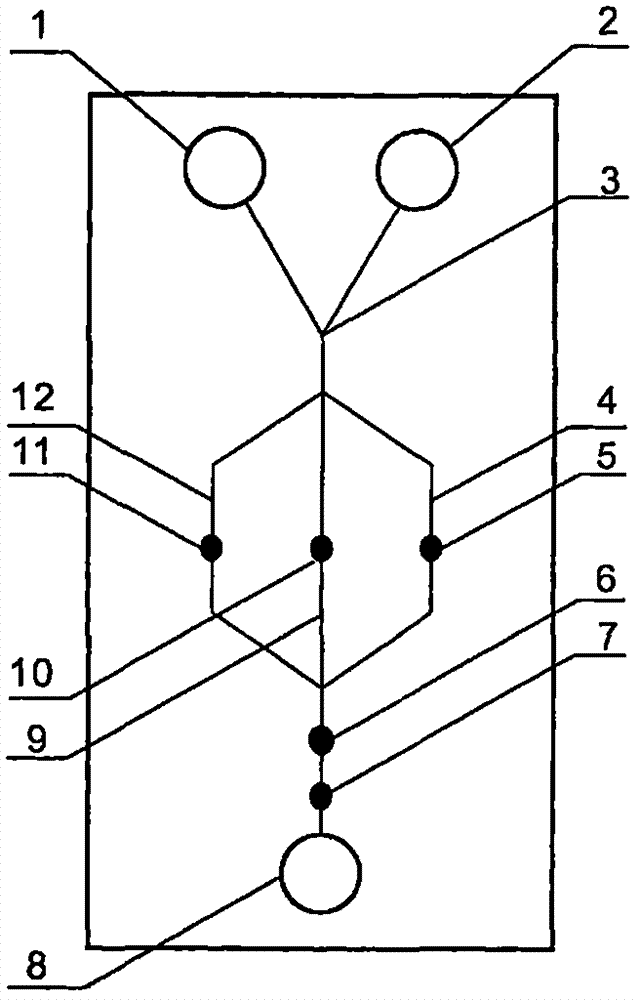 Subtype swine influenza detection device with easy-to-remove liquid driving component