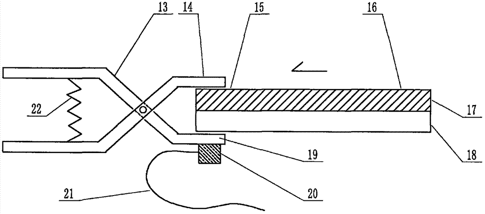 Subtype swine influenza detection device with easy-to-remove liquid driving component