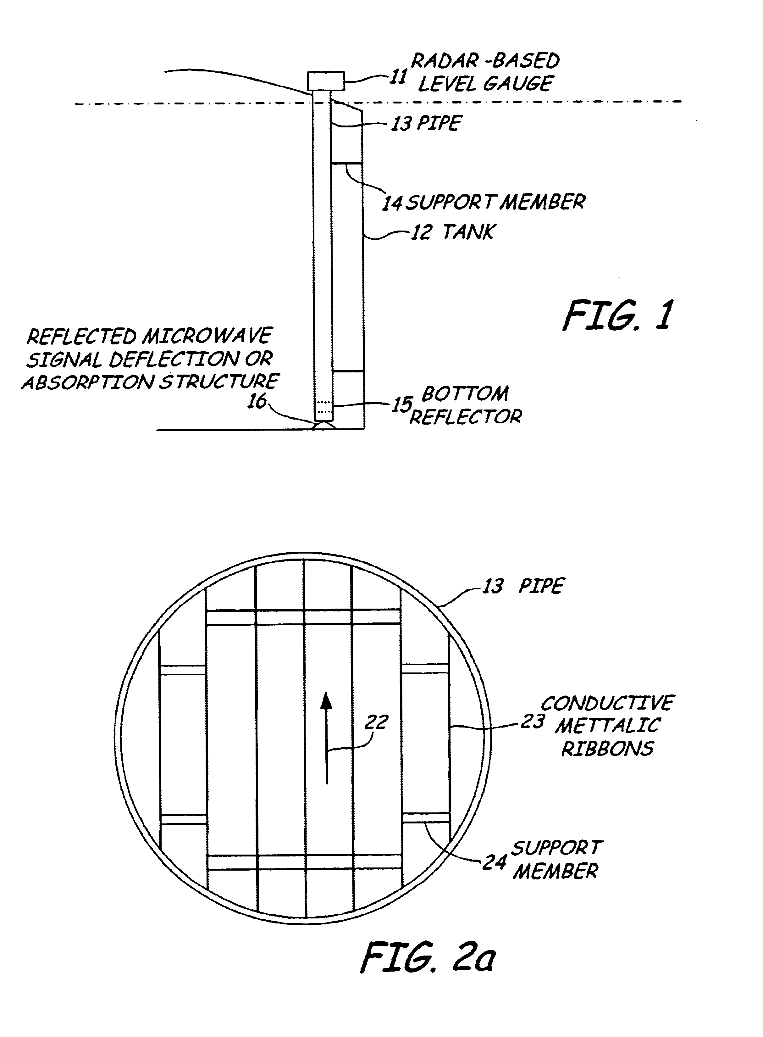 Bottom reflector for a radar-based level gauge
