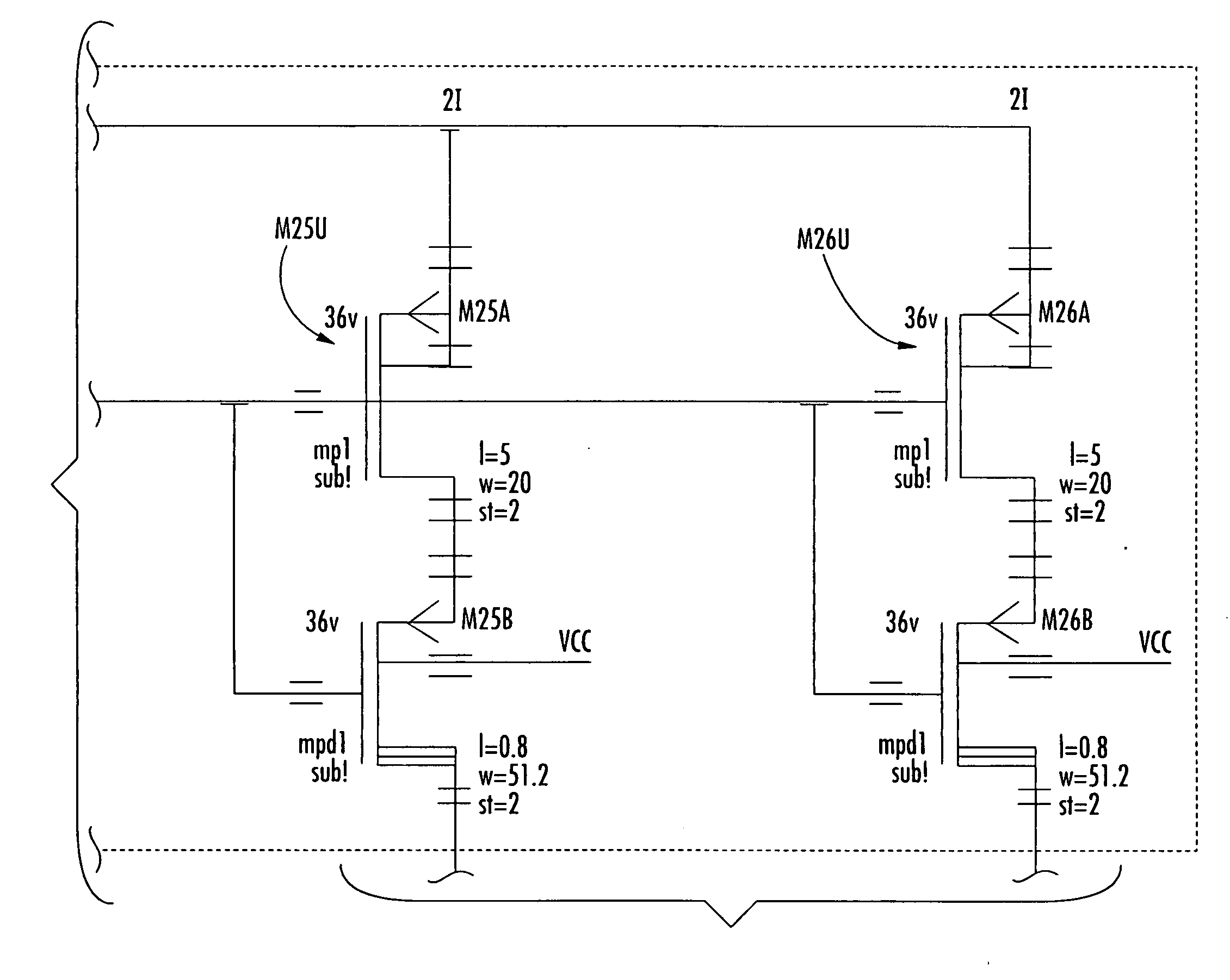 High Voltage Comparator Using Sliding Input Low Voltage Devices
