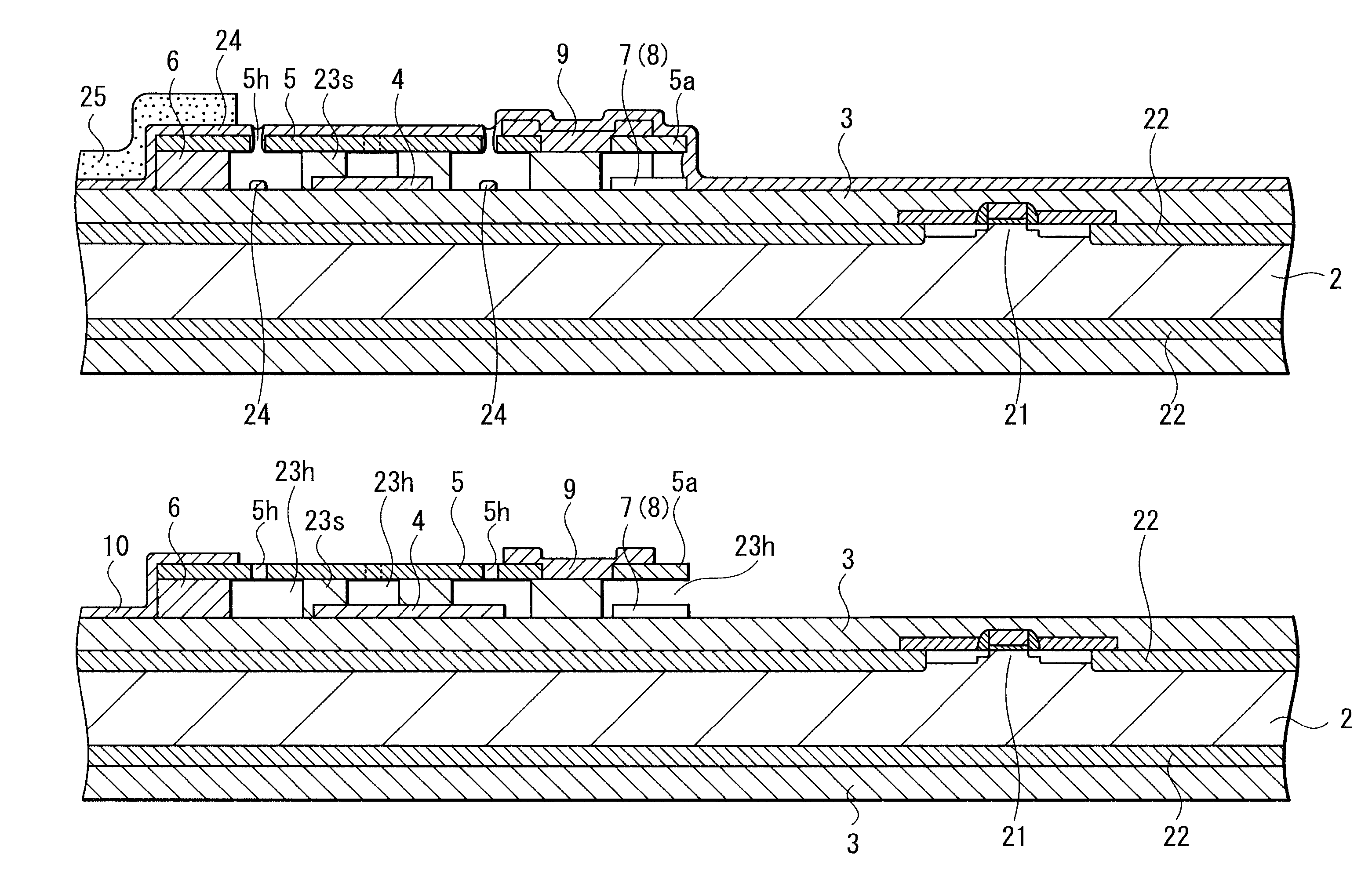 Electromechanical element, electric circuit device and production method of those