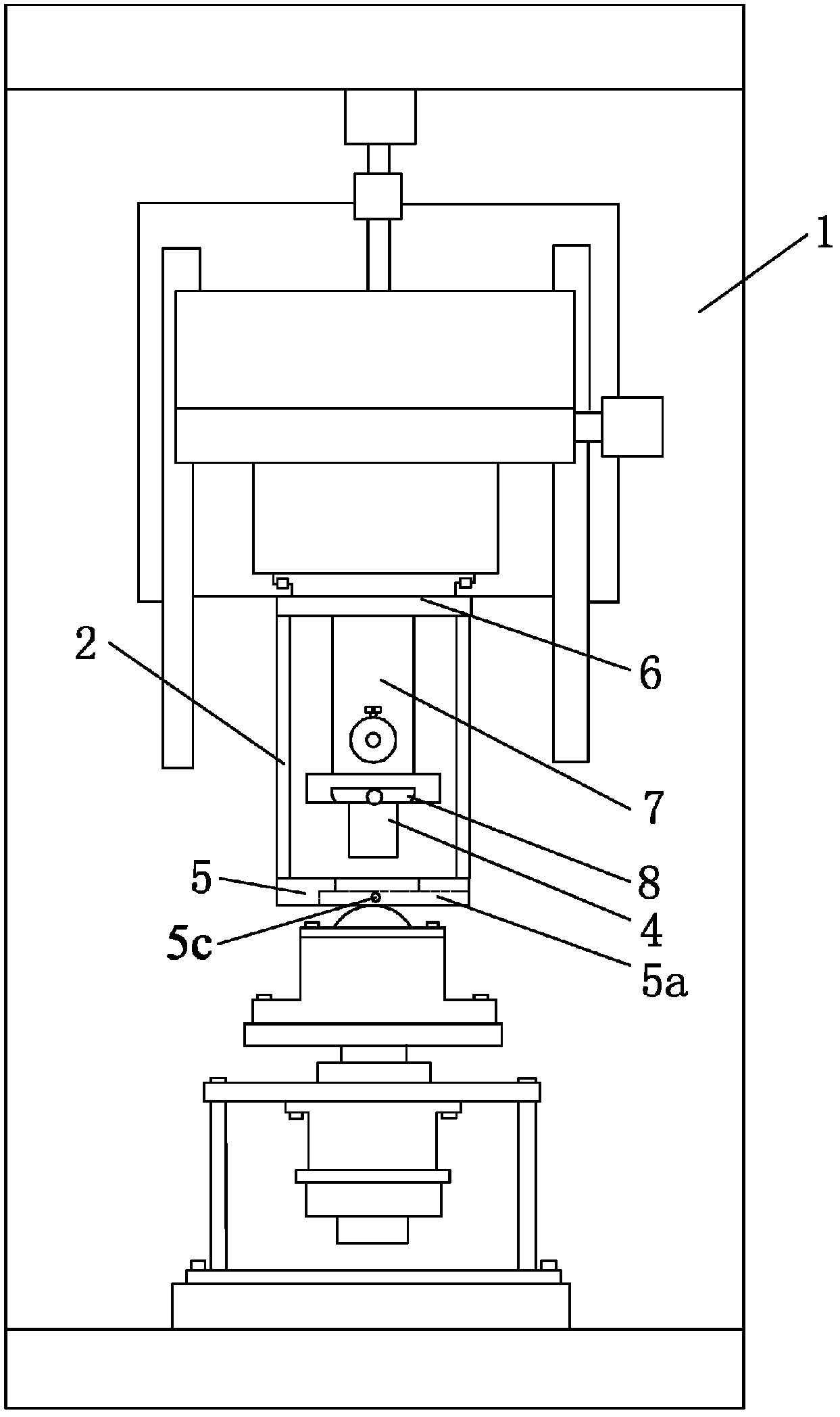 Apparatus for real time observation and recording of fretting wear