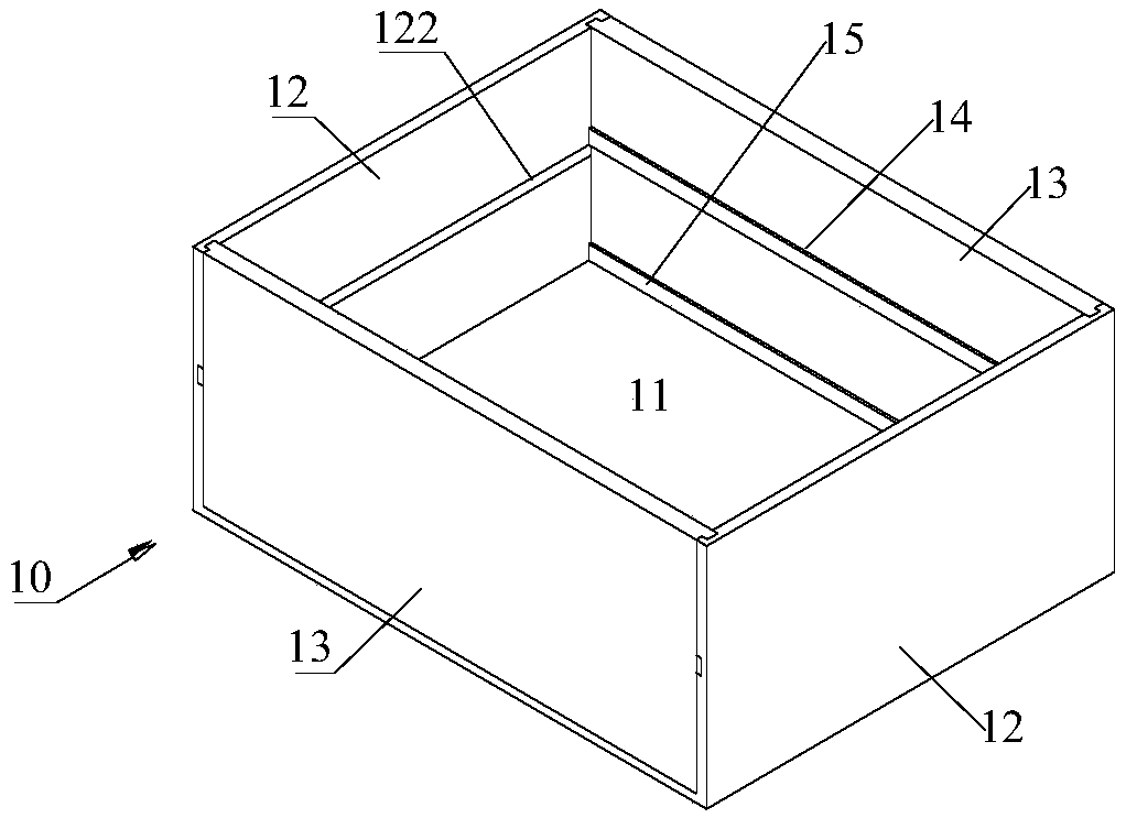 Drawer, storage device and refrigeration equipment