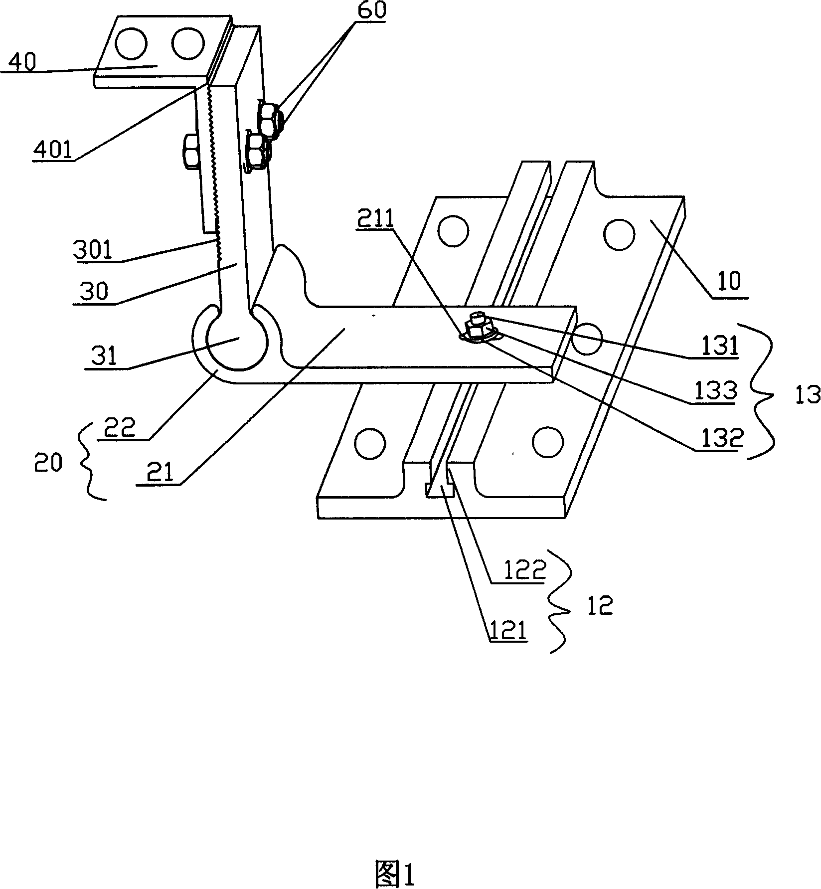 Arcuated roof connecting mechanism and installation method thereof