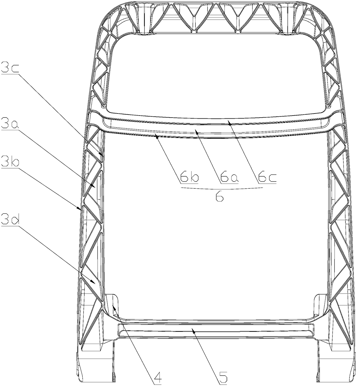 Automobile seat skeleton structure
