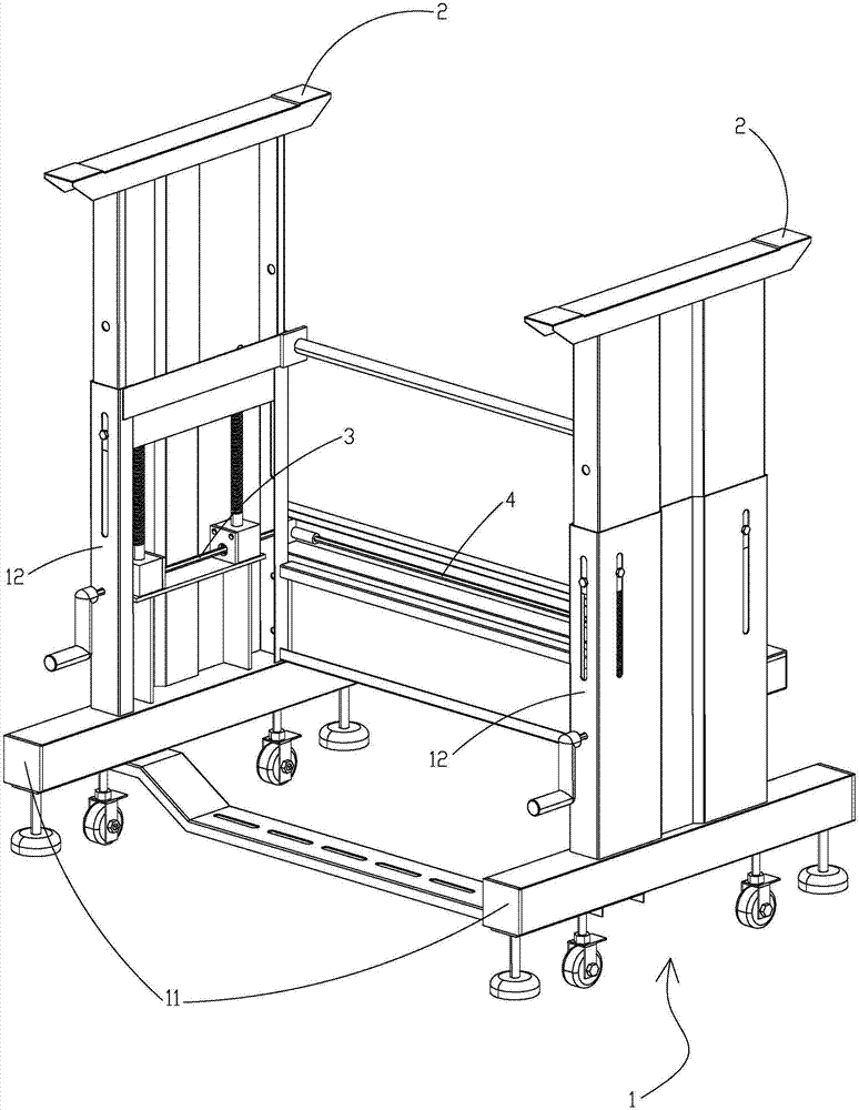 Sewing machine lifting platform