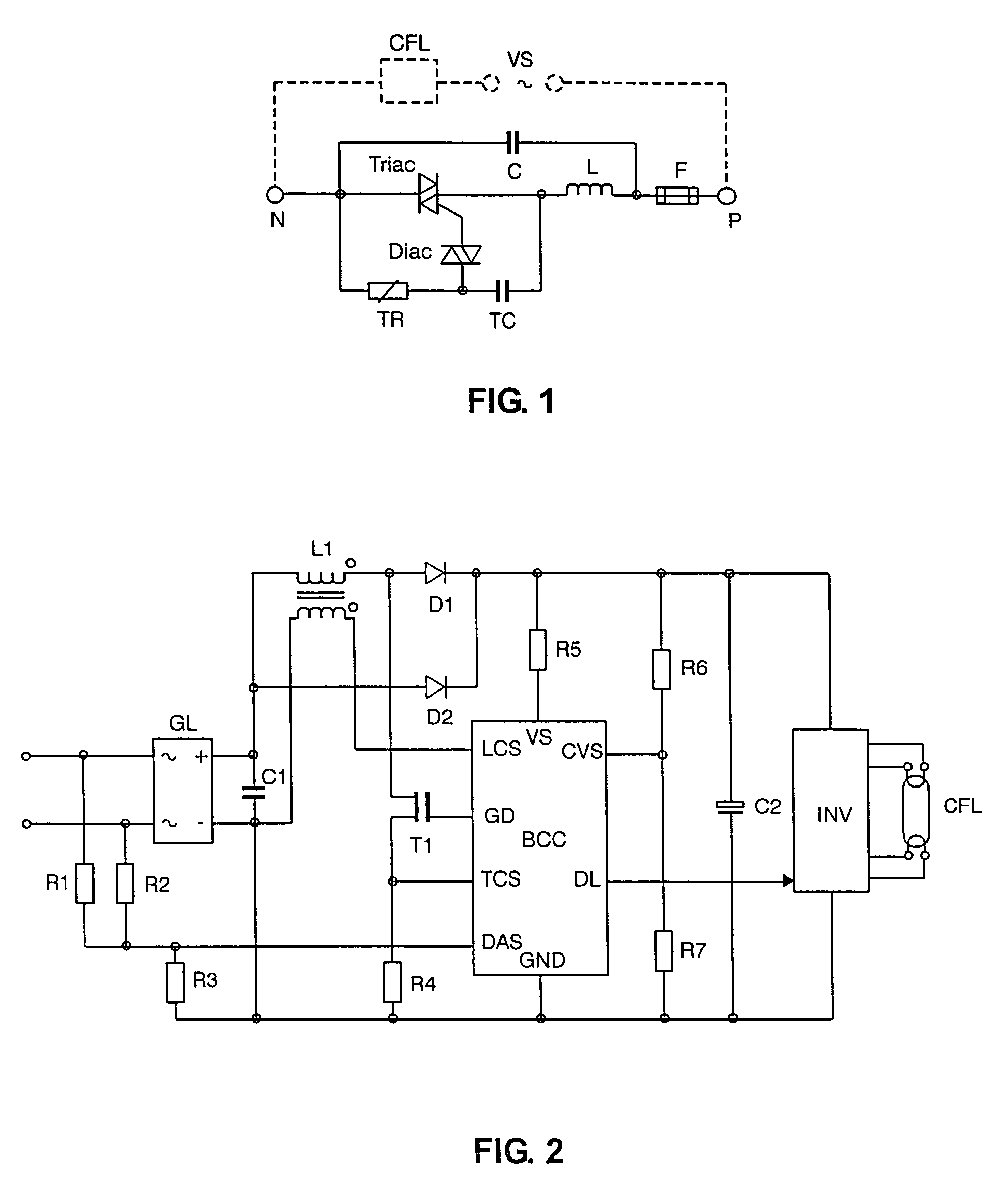 Method for varying the power consumption of capacitive loads