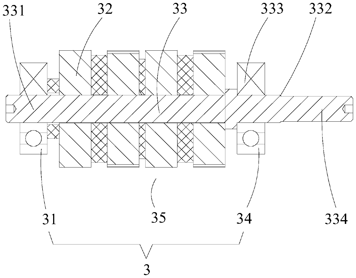 Method for assembling high and low temperature vacuum stepping motor