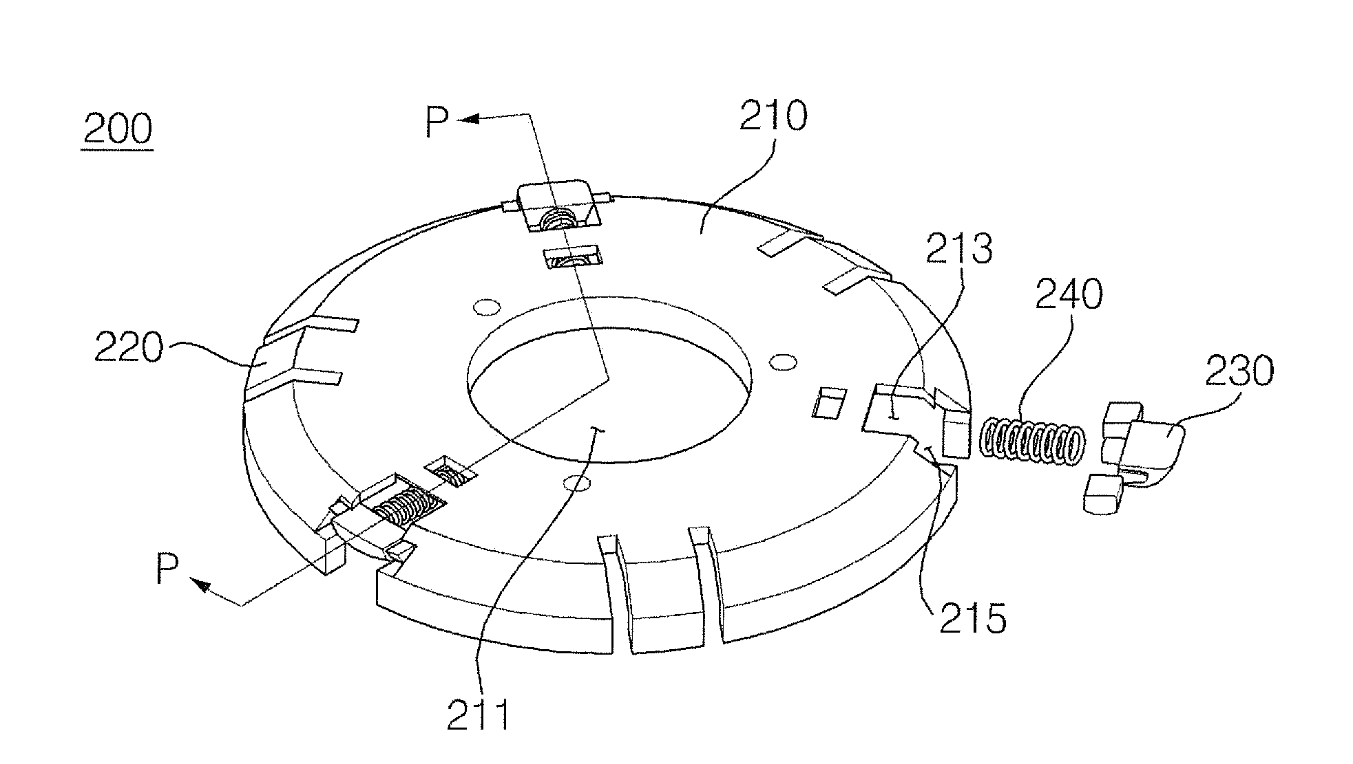 Apparatus for clamping disk of spindle motor and spindle motor having the same