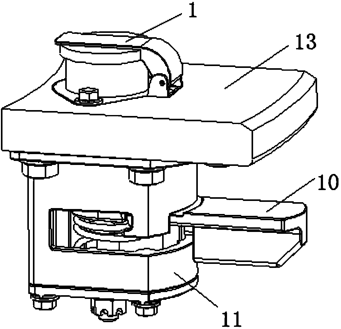 Mechanical anti-theft lock and opening device and well cover applied to well cover