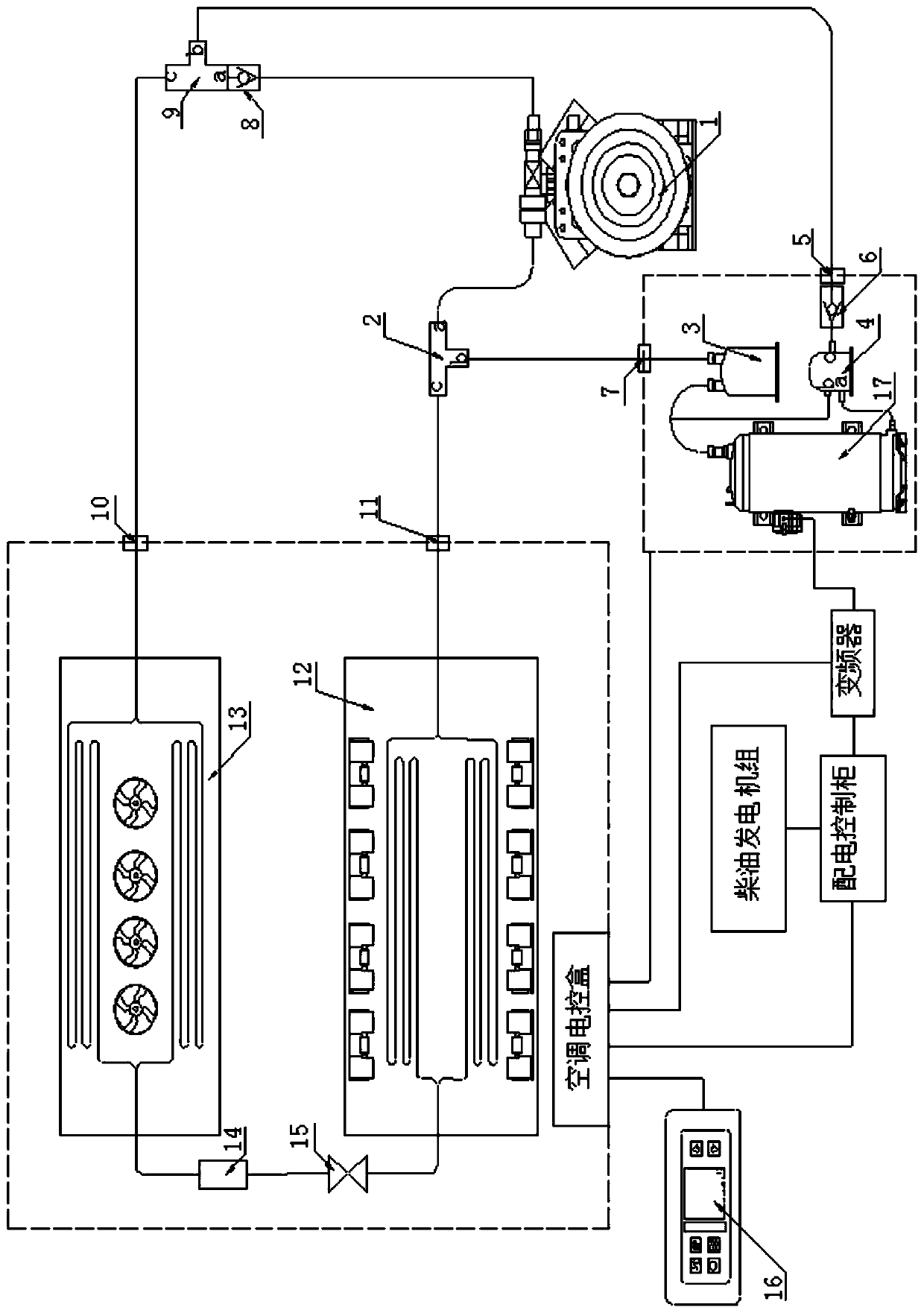 Cool-heat-electricity cogeneration system and method