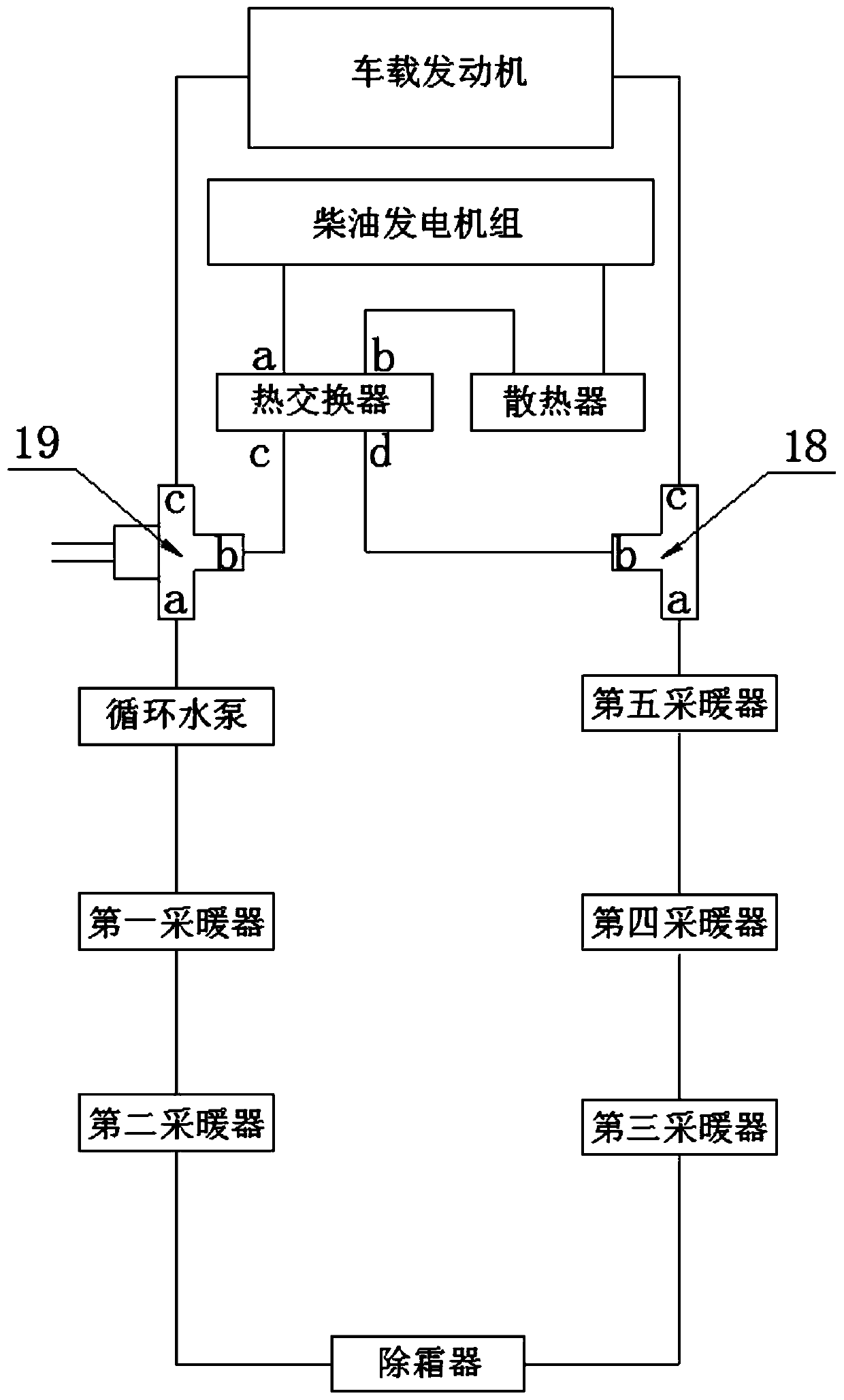 Cool-heat-electricity cogeneration system and method