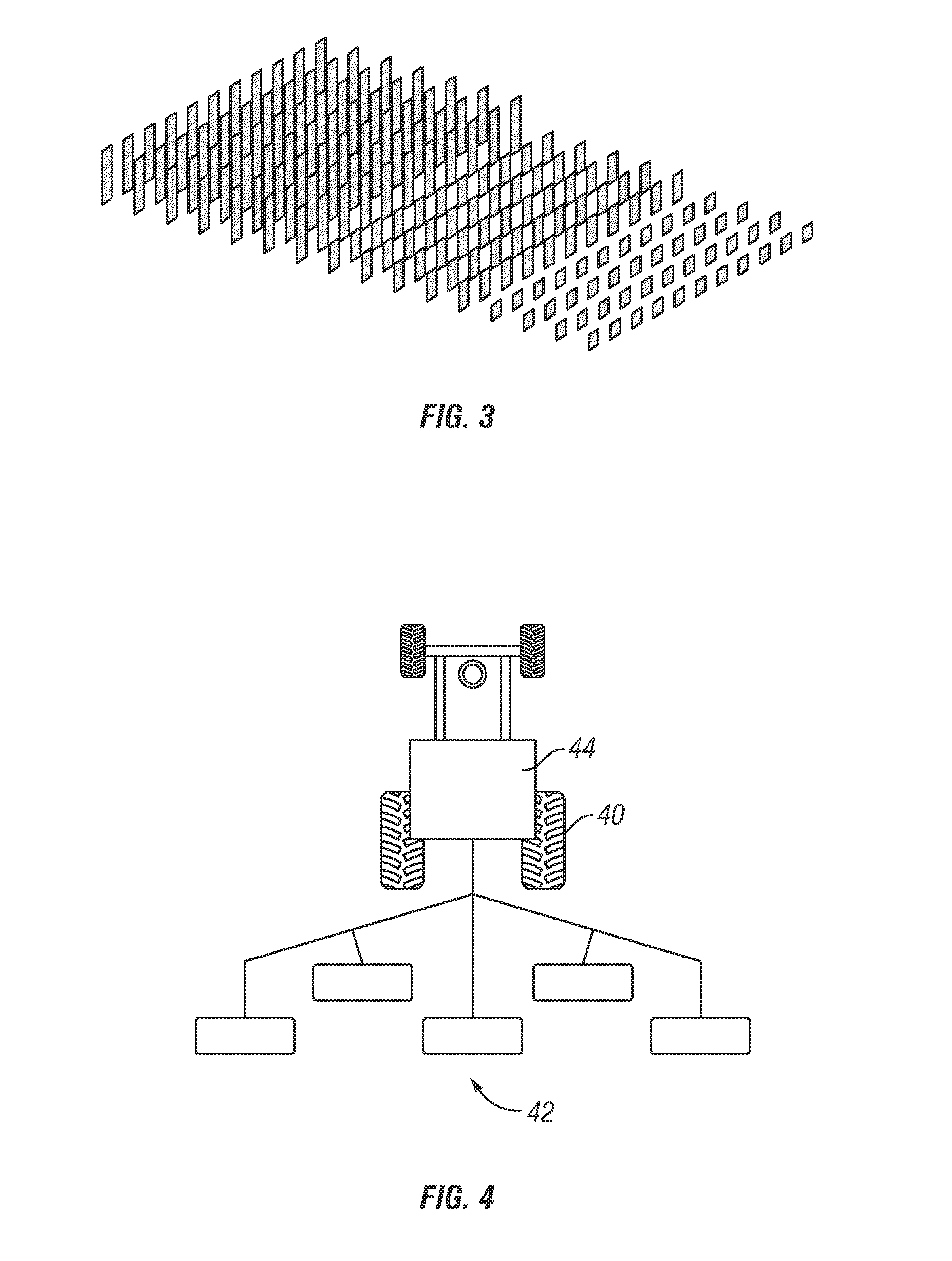 Method and apparatus for creating visual effects on grass
