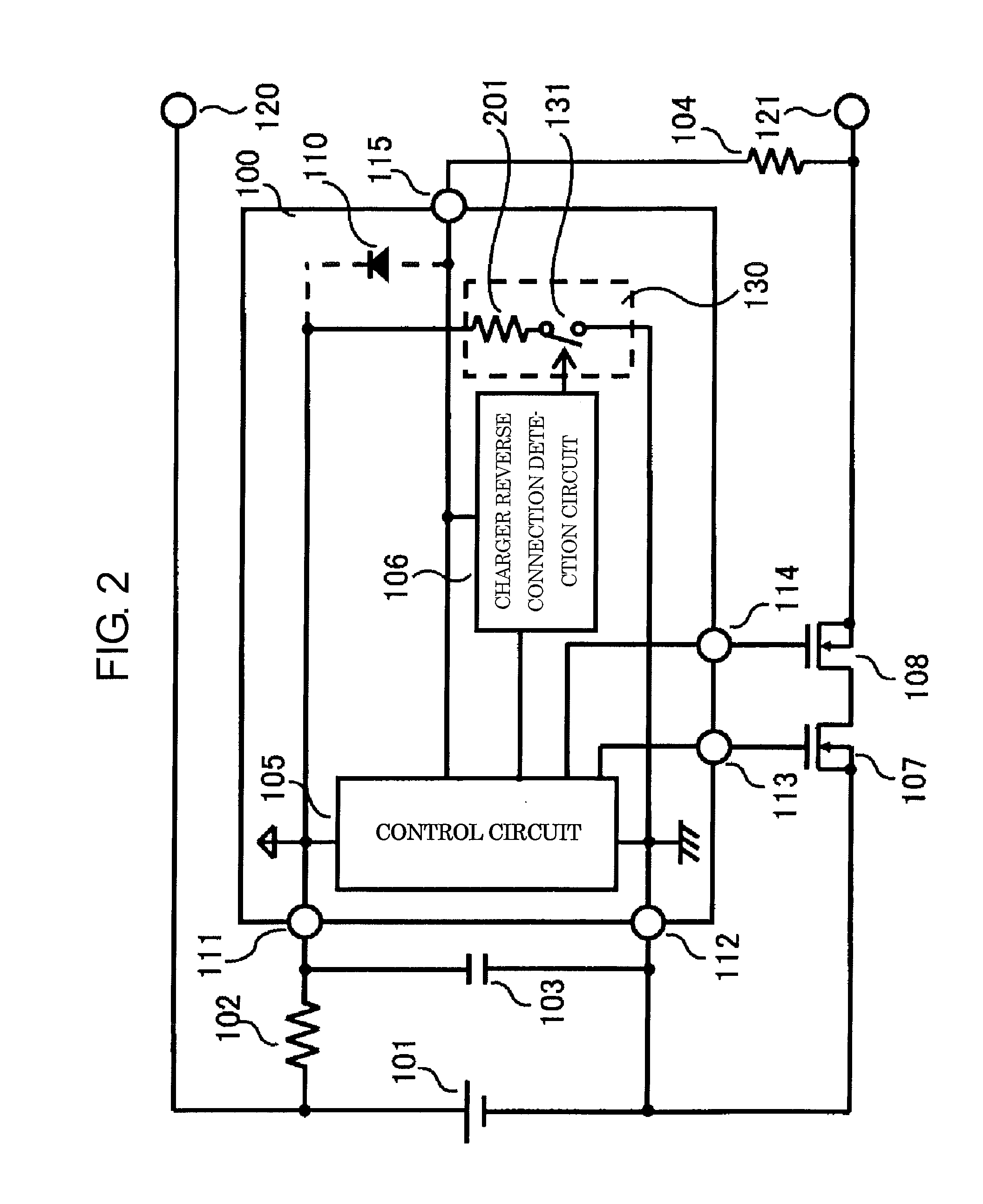 Charge and discharge control circuit and battery device
