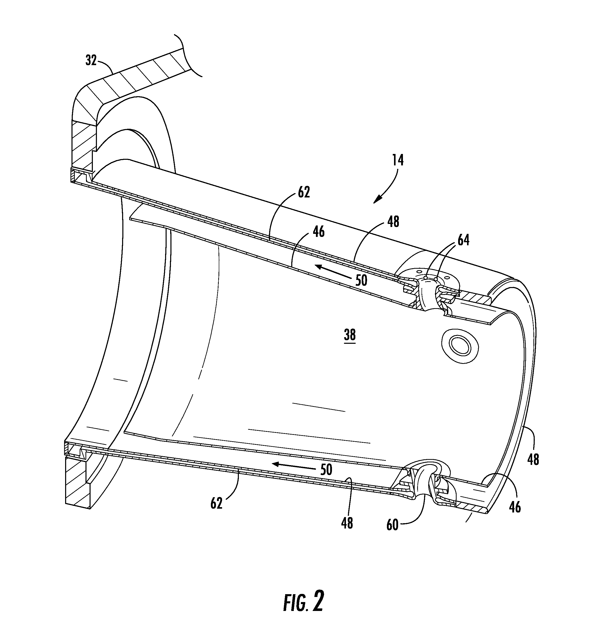 System for supplying a working fluid to a combustor