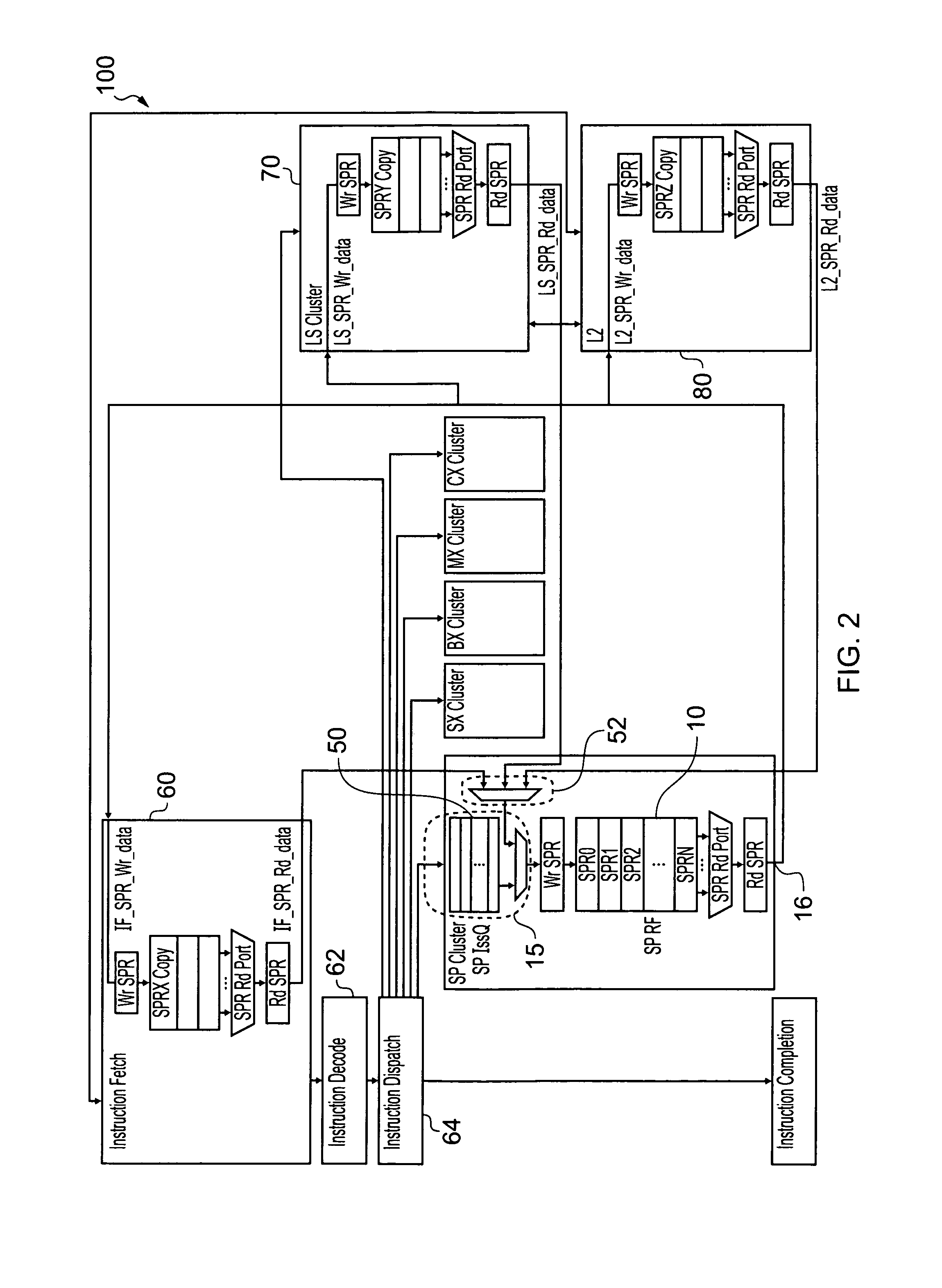 Storage of system configuration data on a processor