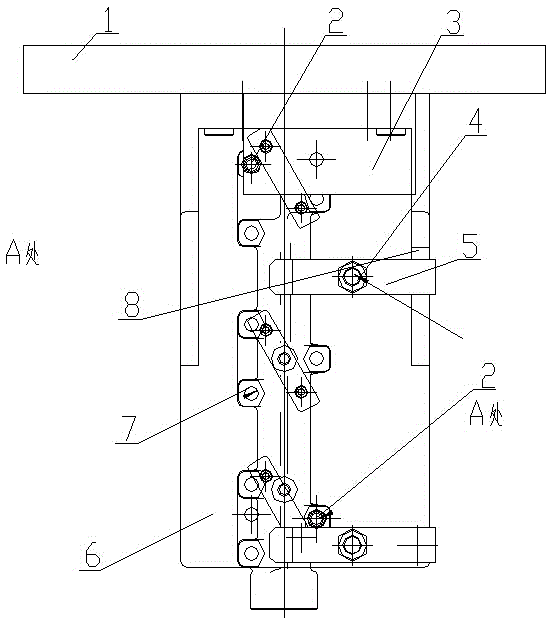 Sectional exhaust manifold connecting neck machining clamp and method