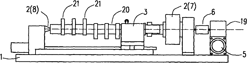 Combined cam shaft torsion detection device of engine