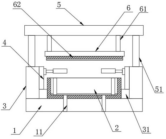 A die-cutting mold for automotive interior parts