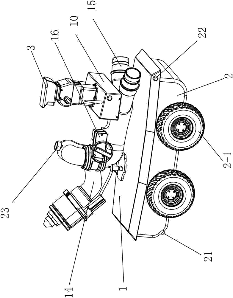 Autonomous mobile fire-fighting robot capable of automatic detection and fire extinguishment, and control method thereof