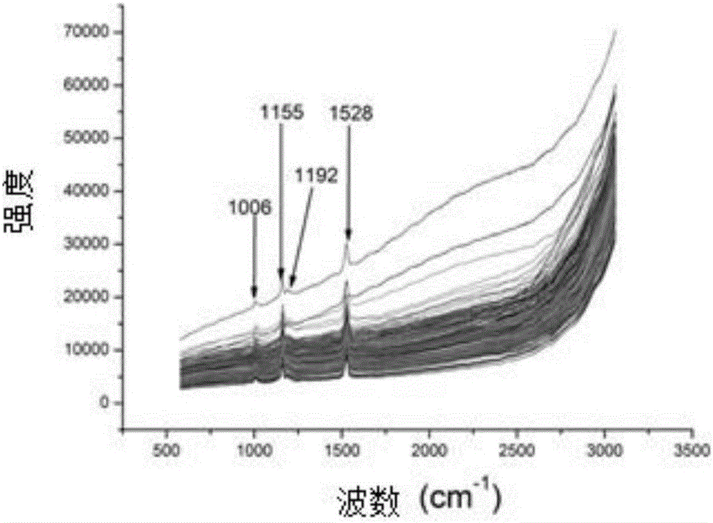 Method for detecting carotenoid content of tea leaves by confocal micro-Raman