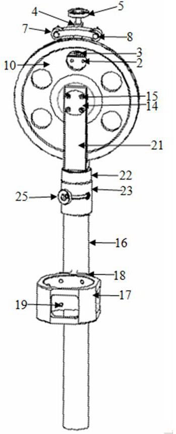 Adjustable well test sky pulley