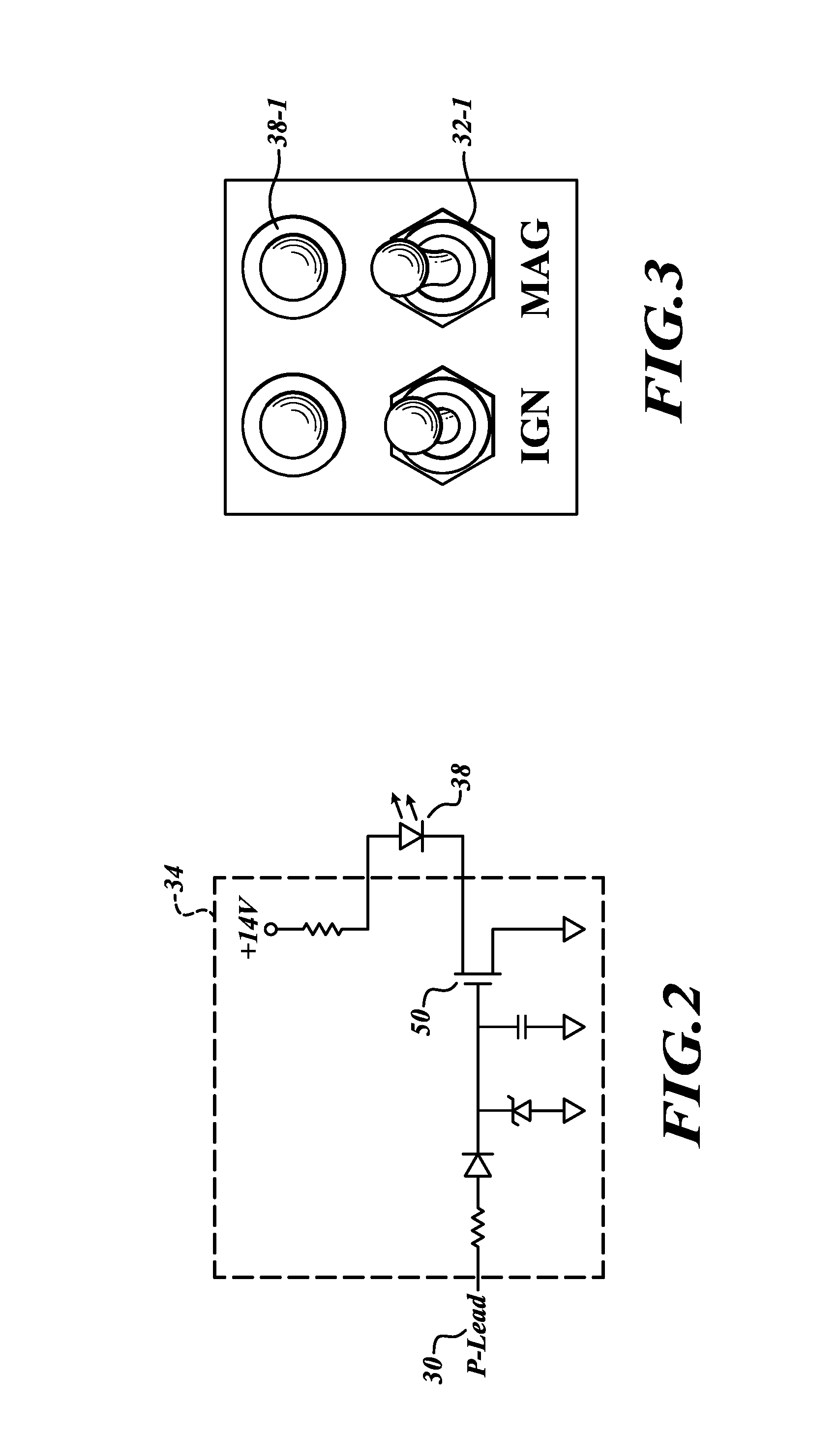Magneto sensor for an aircraft ignition system