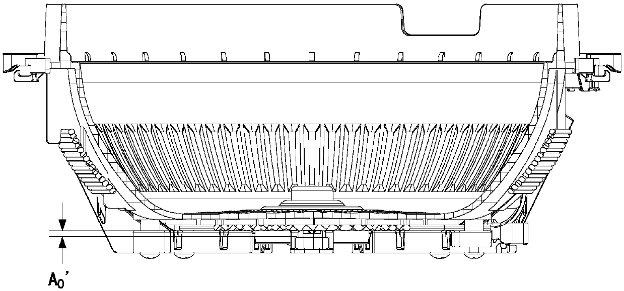 Magnetic stripe support, heating assembly and cooking utensil