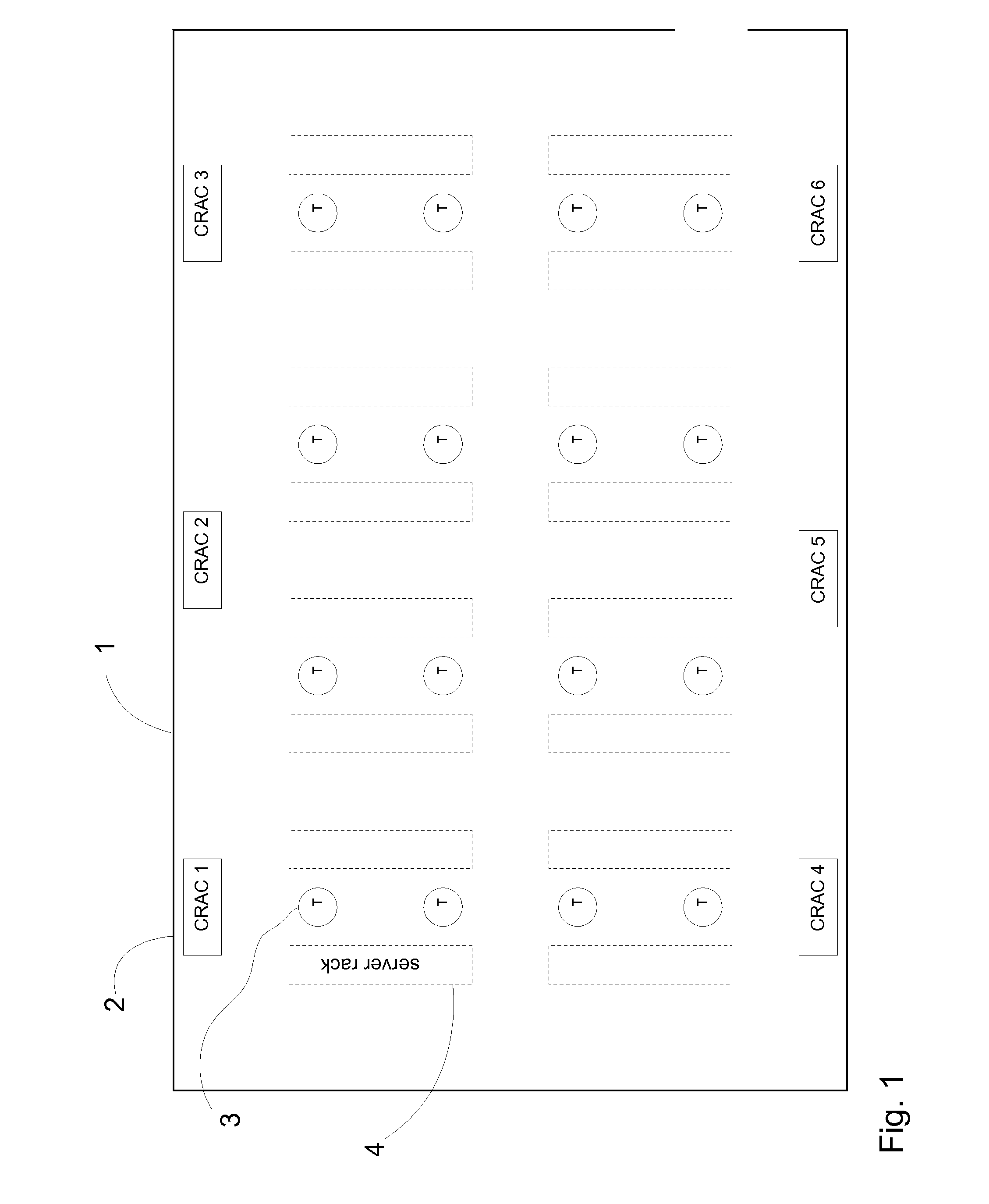 Method and apparatus for efficiently coordinating data center cooling units