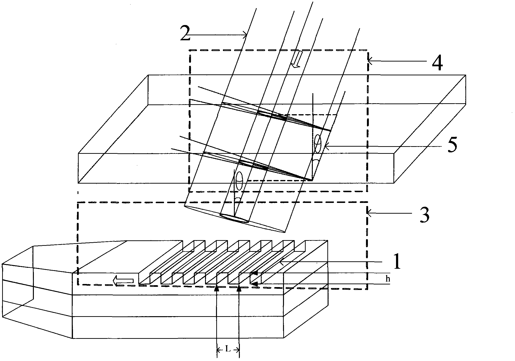 Packaging method for high-efficiency vertical coupling interconnection of optical fiber and optical waveguide chip