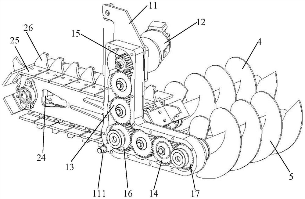 Chain type furrow opener and crawler type furrow opening fertilizer applicator