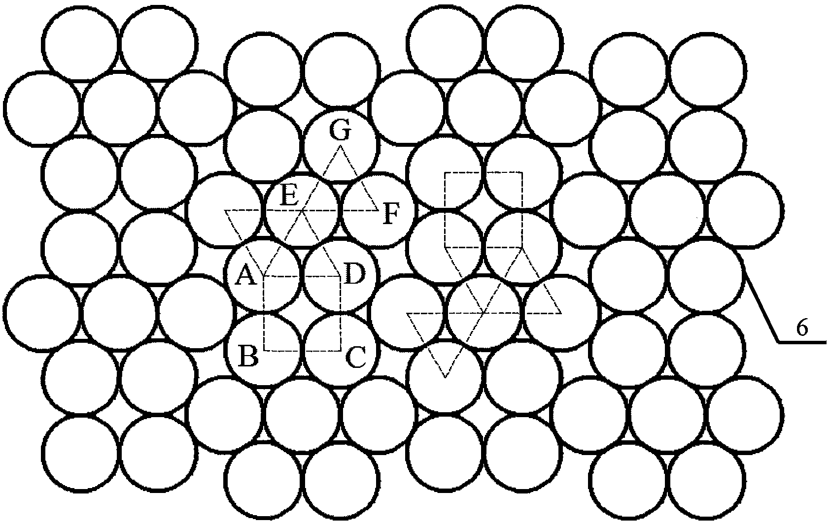 Triangular and orthogonal hybrid-distributed circular ring and sub circular ring array-based electromagnetic shielding optical window