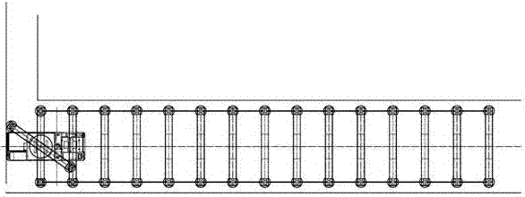 Coal mine return air crossheading roadway non-repetitive supporting outfit