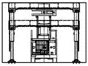 Coal mine return air crossheading roadway non-repetitive supporting outfit