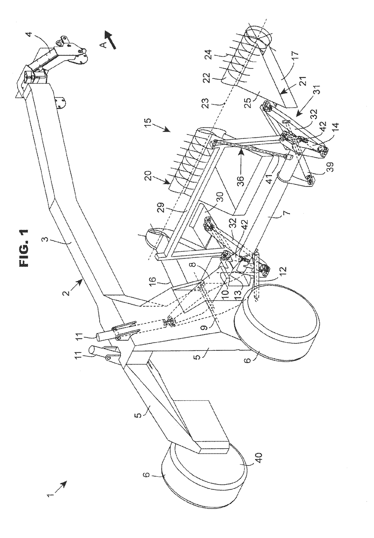 Machine for harvesting fodder