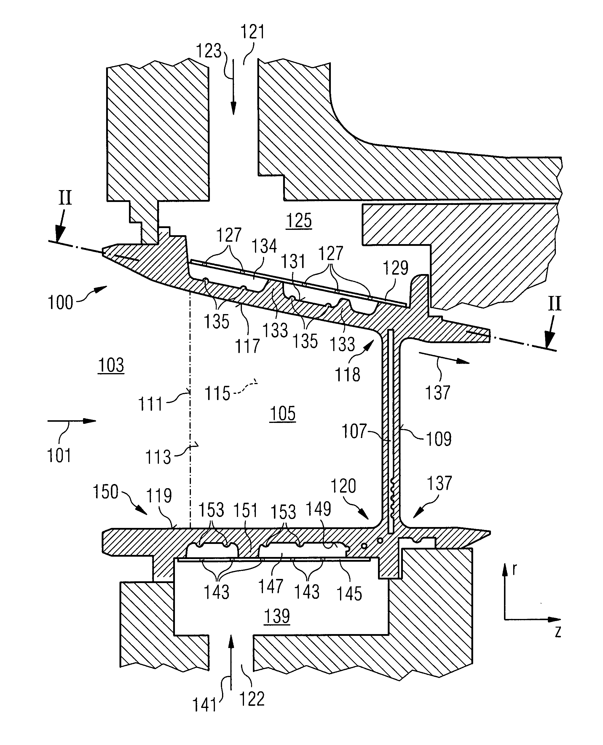 Platform segment for supporting a nozzle guide vane for a gas turbine and nozzle guide vane arrangement for a gas turbine