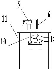 Table device for polishing electrode caps