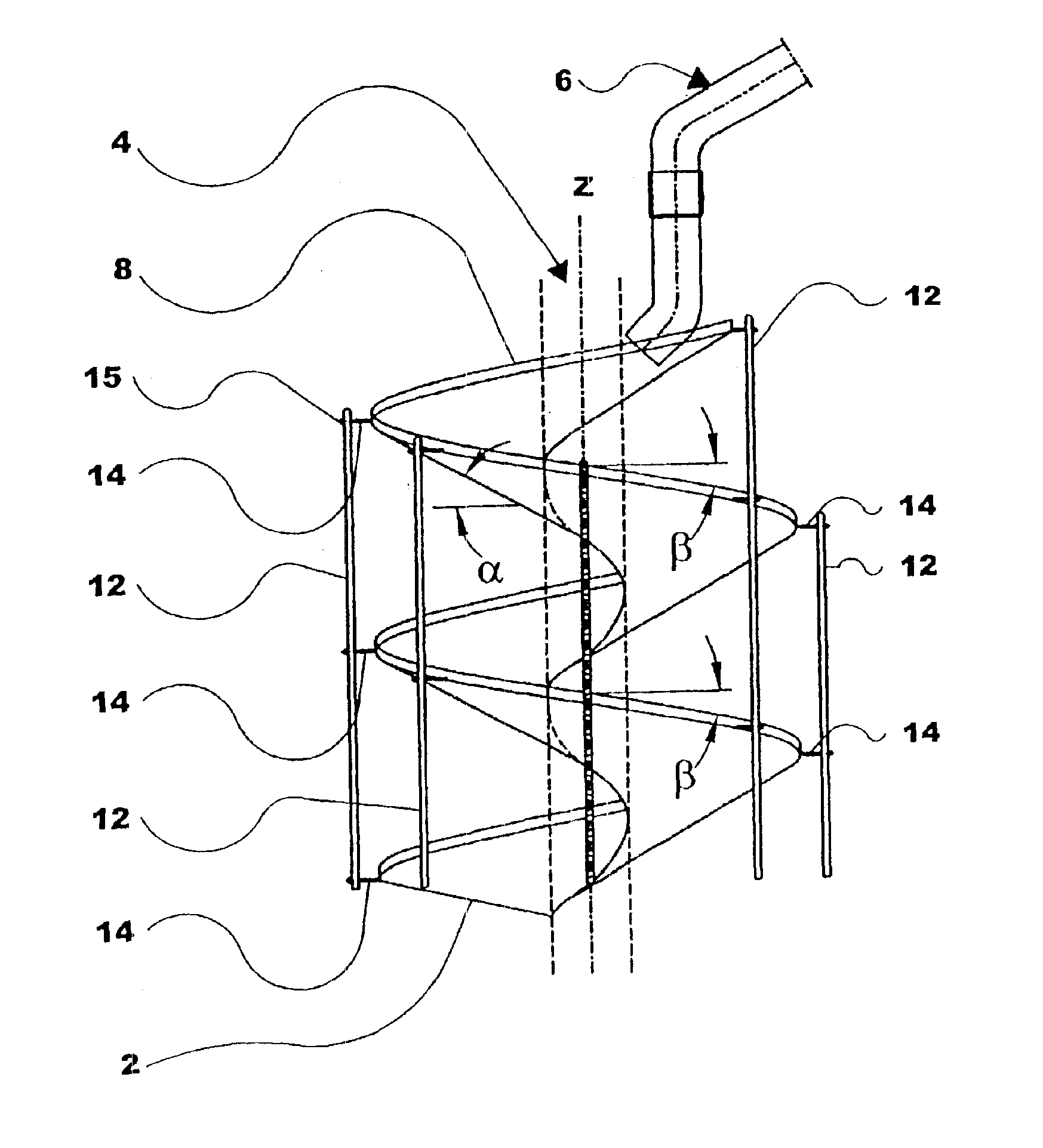 Distributing chute conveyor