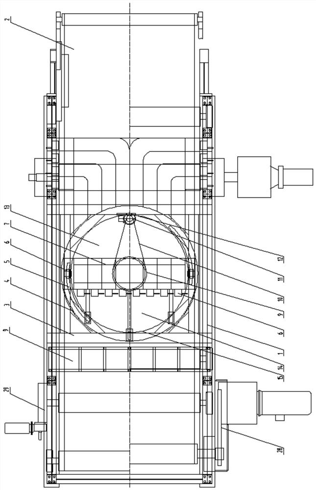 Web former with rotatable main air duct