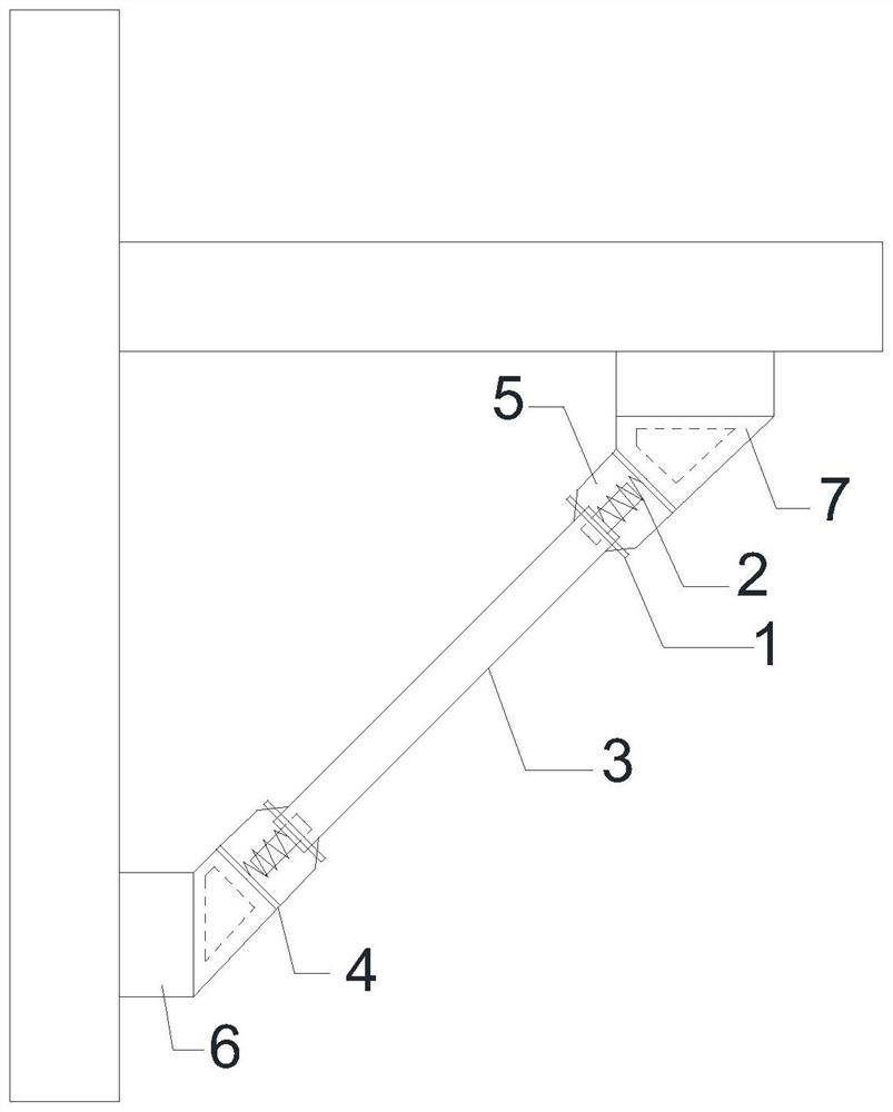 Hidden type wood beam column joint reinforcing device and reinforcing method thereof