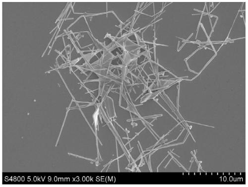 A macro-preparation method of polyvinylpyrrolidone-modified nano-silver wire powder