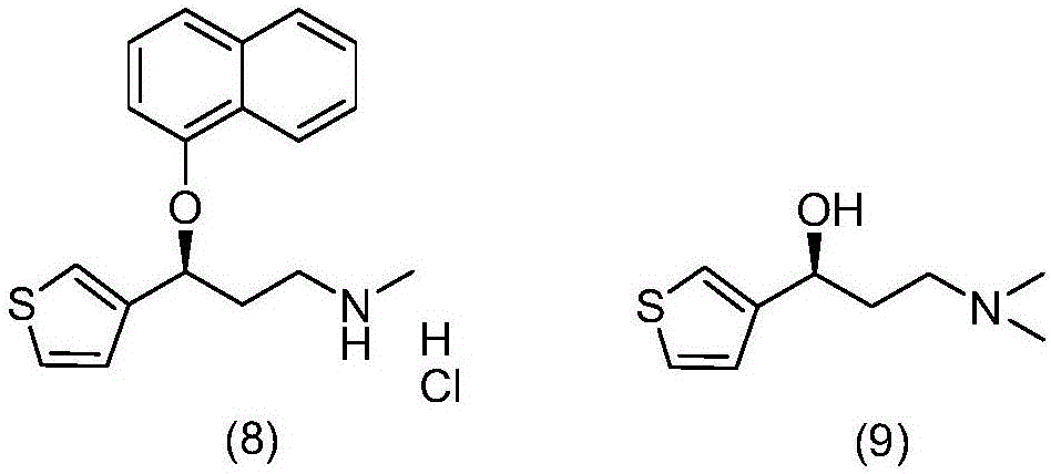 Purification method for preparing high-purity duloxetine hydrochloride intermediate