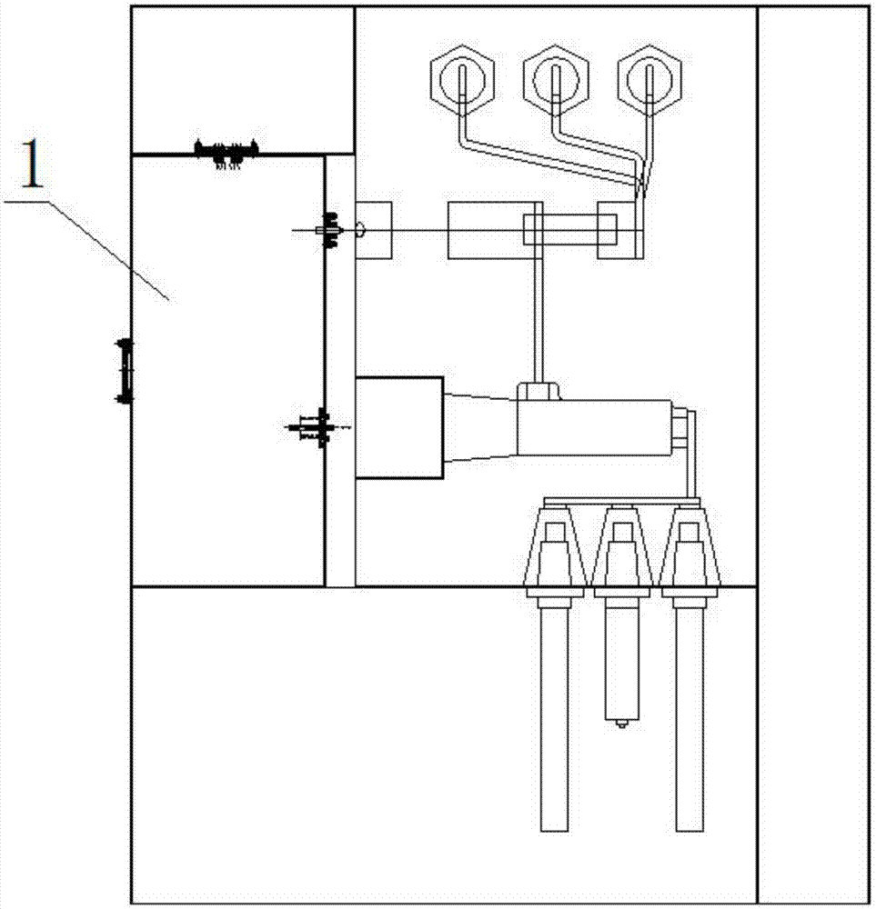 Switchgear operating mechanism-integrated gas box