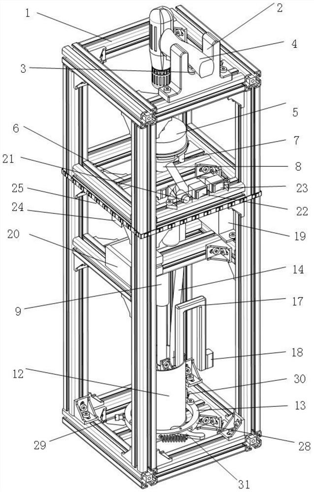 Semi-automatic wheel axle end anti-corrosion wax coating device