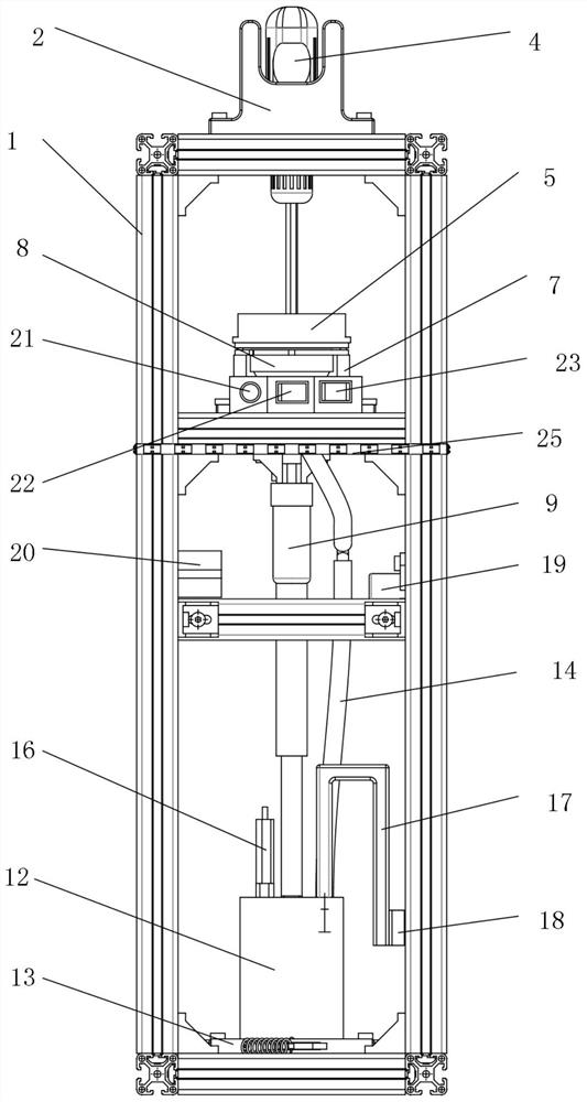 Semi-automatic wheel axle end anti-corrosion wax coating device