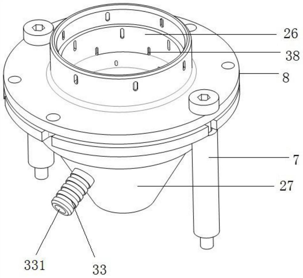 Semi-automatic wheel axle end anti-corrosion wax coating device