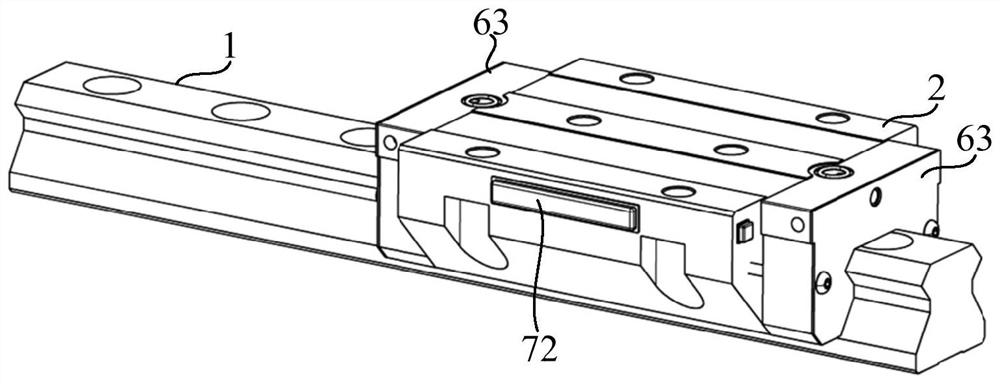 Linear guidance system, linear guidance device, control device and control method thereof