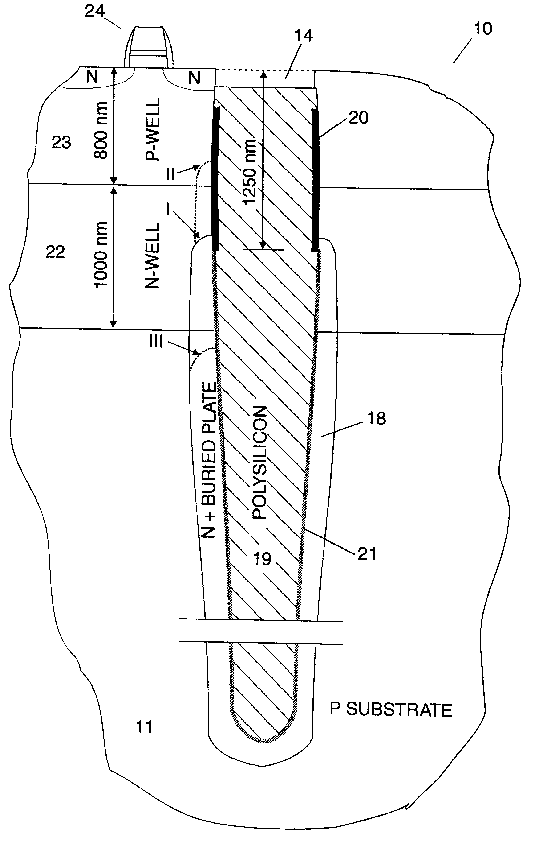 Method for buried plate formation in deep trench capacitors
